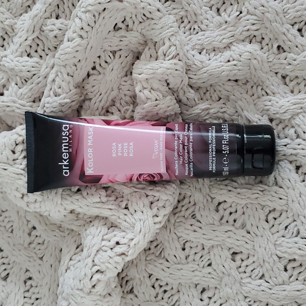 ARKEMUSA Milano Italy- "PINK" Vegan Professional Color Mask- 150ml